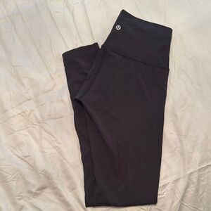 Black lululemon leggings size 6